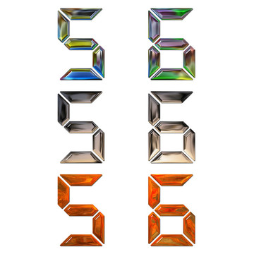 三維金屬數(shù)字集