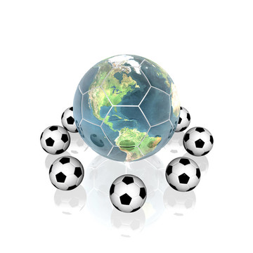 足球與地球