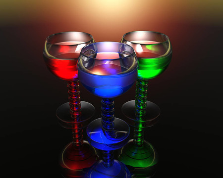 3D酒杯