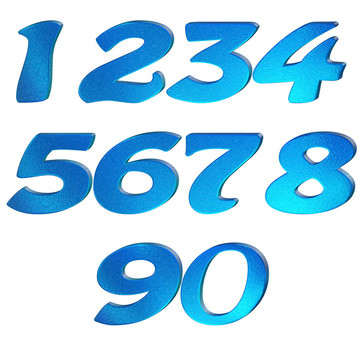三維金屬數(shù)字集