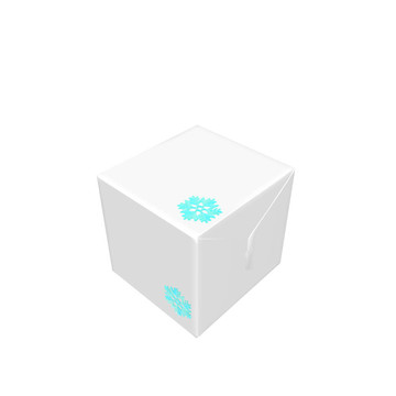 圣誕禮物和禮品盒孤立在白色