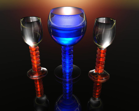 3D酒杯