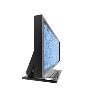 白色電腦液晶顯示器