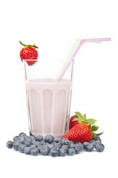 Strawberry milkshake的藍莓