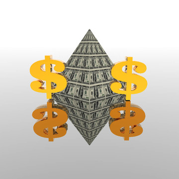 美元的金字塔