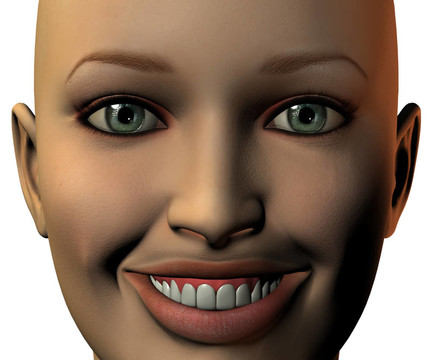 女孩臉上的3D與情感