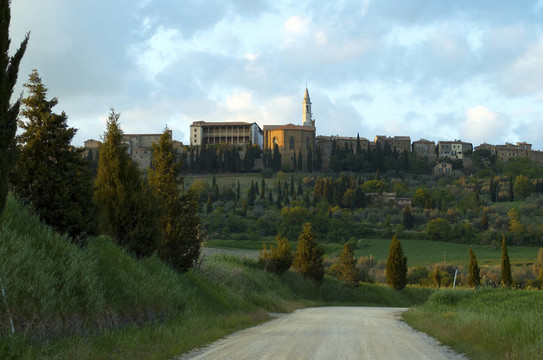 鑒于Pienze；意大利。