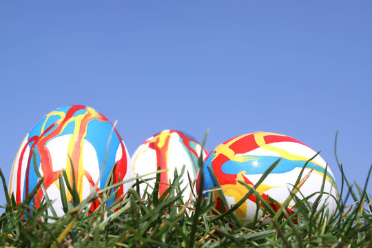 野生彩繪復(fù)活節(jié)雞蛋