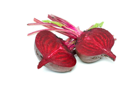 紅甜菜兩半