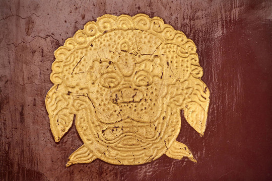 黃金龍象征紅門頤和園北京中國