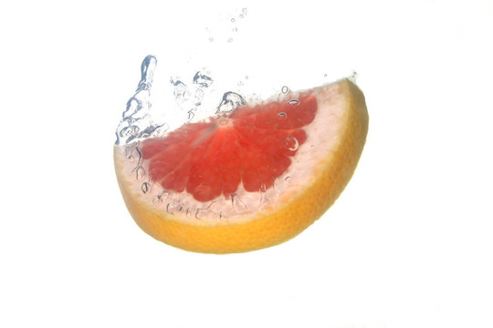 柚子飛濺