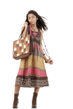 美麗女孩的肖像