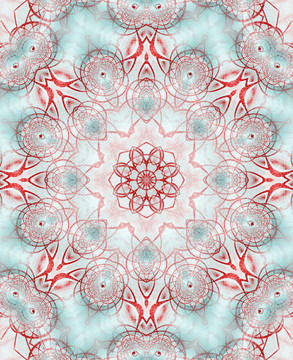 復雜的kaleidoscopicabstract