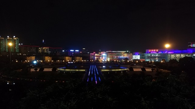 玉溪聶耳廣場夜景