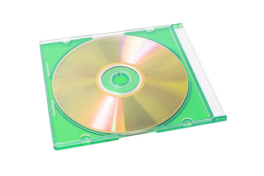 塑料外殼中的光盤