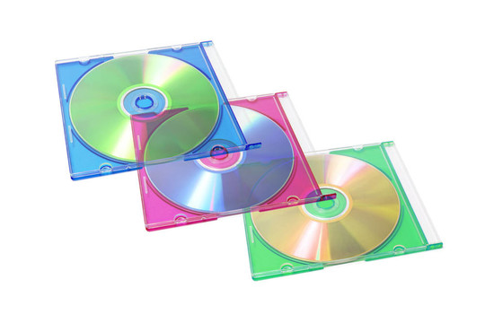 塑料外殼中的光盤