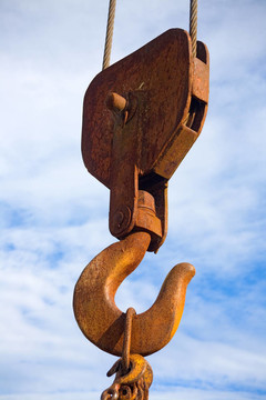 生銹的舊cranehook