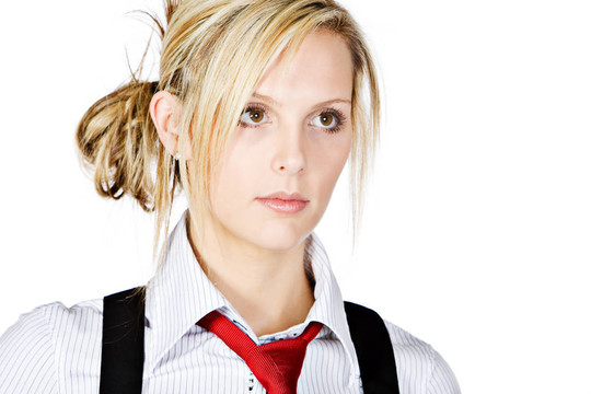 美麗的金發(fā)女人