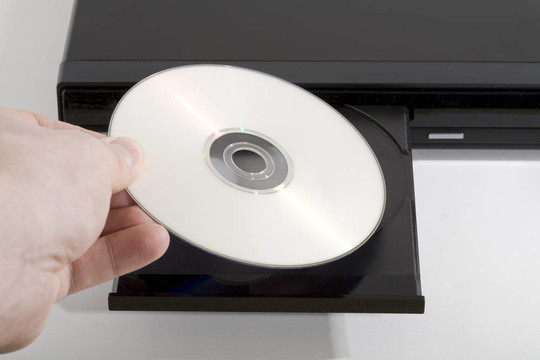 打開DVD播放器