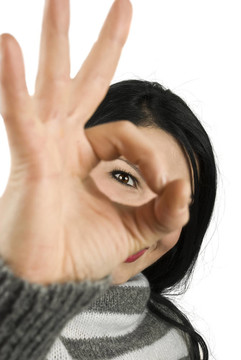 好標(biāo)志女人眼