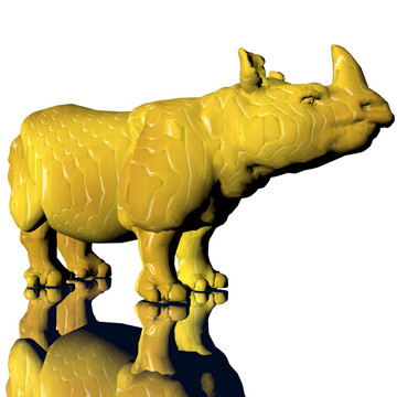 3d里諾模型與改進(jìn)的皮膚