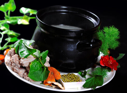 菜根綠豆煲排骨