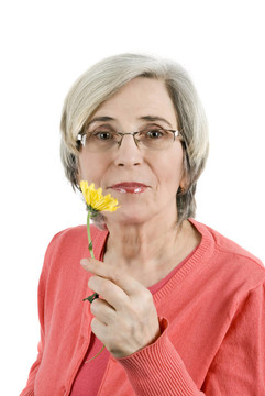 老年女性肖像