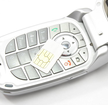 與Sim Card的手機