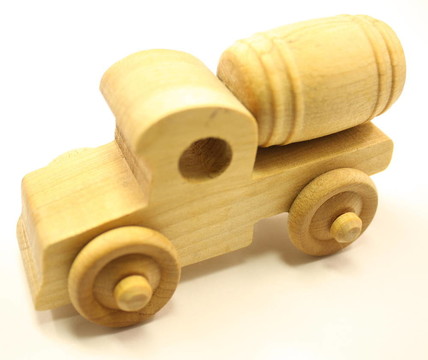木制玩具水泥車