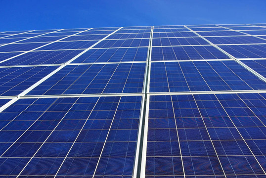 光伏電池背景。