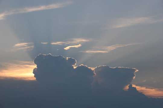 傍晚的天空