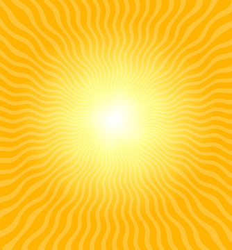 夏天炎熱的太陽