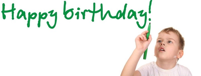 孩子寫(xiě)生日快樂(lè)