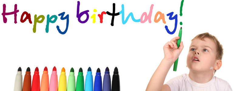 孩子寫生日快樂2