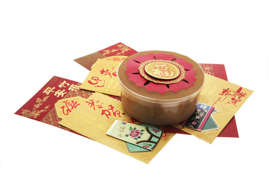 春節(jié)蛋糕和紅包