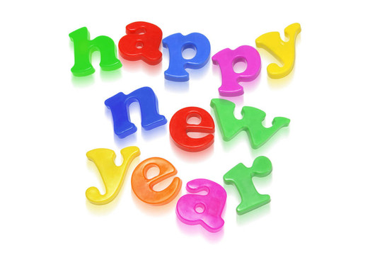新年快樂英文字母