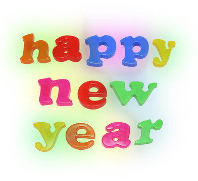 新年快樂英文字母