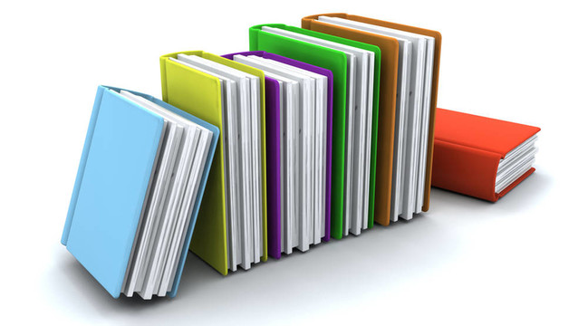 堆書