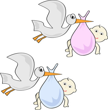鸛攜帶嬰兒