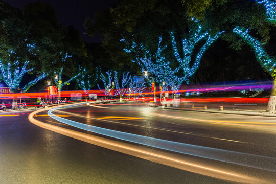 濱江路夜景