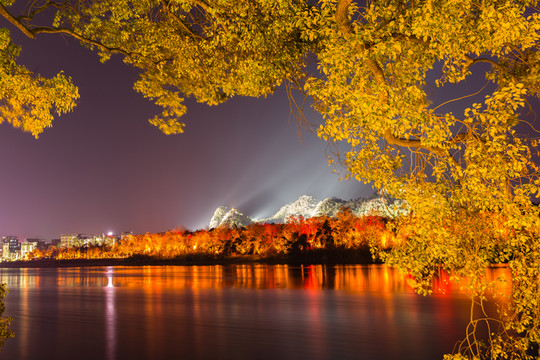 濱江路漓江夜景