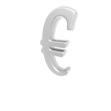 在白色上隔離的貨幣符號