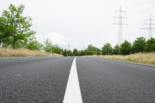 公路的蠕蟲麓鳥瞰