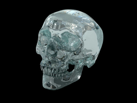 3D Crystal Skull
