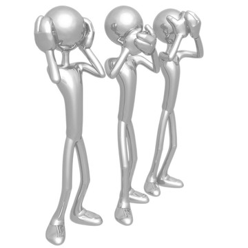 3 Wise Monkey Pose