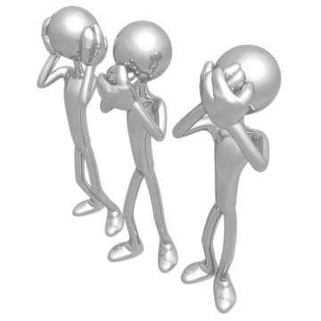 3 Wise Monkey Pose