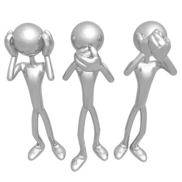 3 Wise Monkey Pose