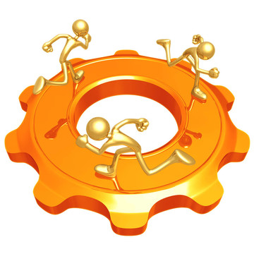 齒輪運(yùn)轉(zhuǎn)