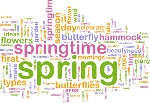 春天WordCloud