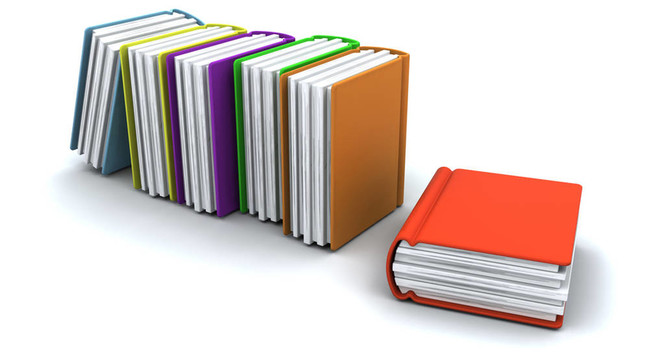 堆書